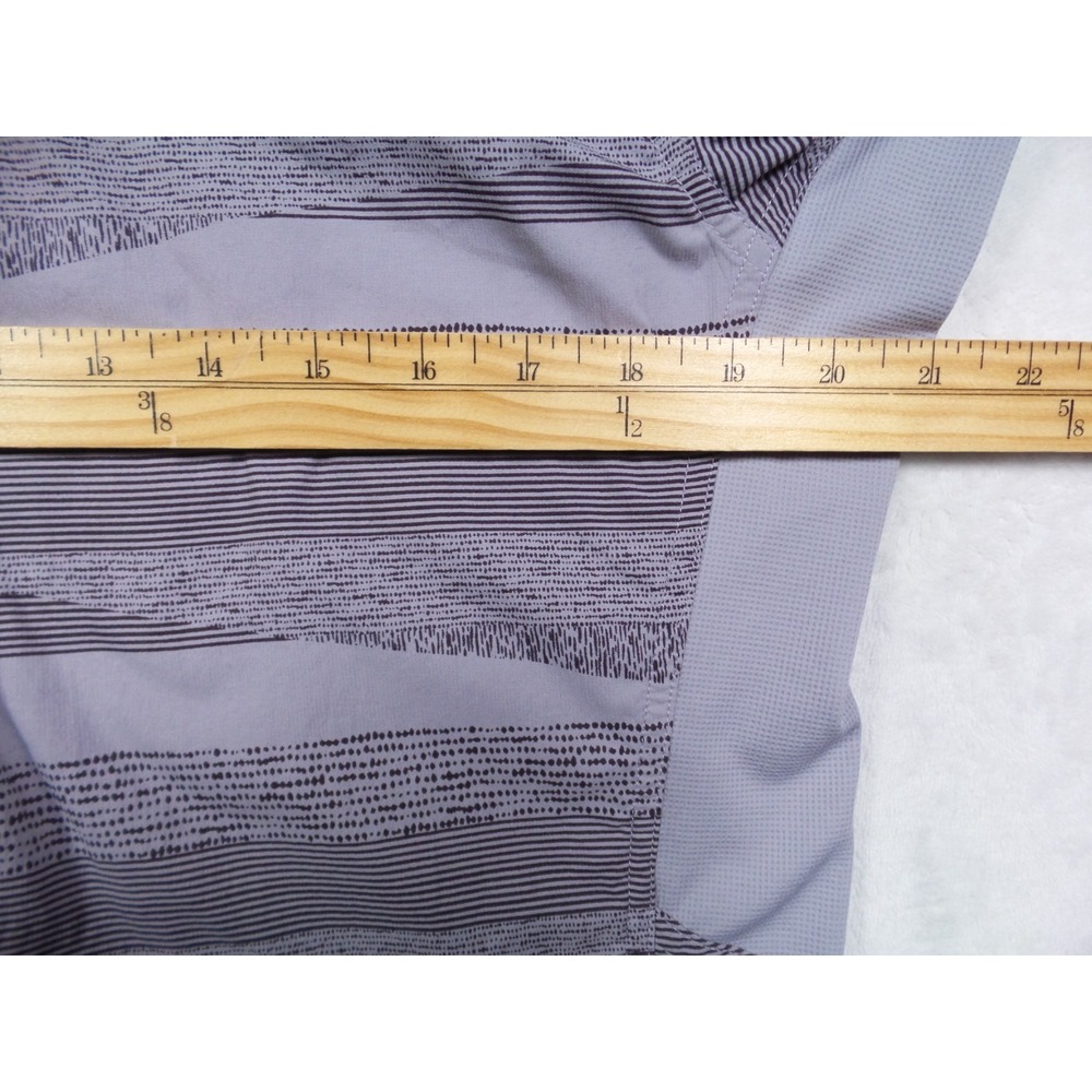 REI Co-op Shirt Womens Size Large Purple Sahara Striped Long Sleeve Hiking - Picture 6 of 11